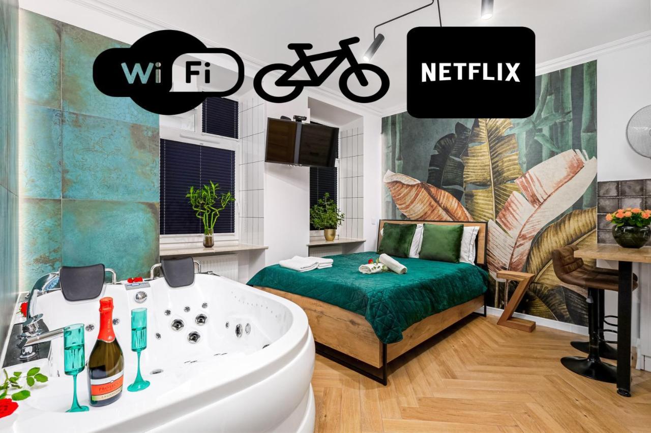 Jacuzzi & Bike Apartment, Krakkó Kültér fotó